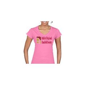 Women's V-neck T-shirt Azalea Image